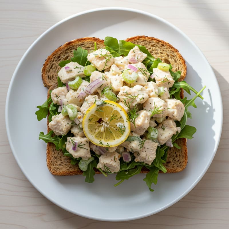 Lemon Herb Chicken Salad Sandwich