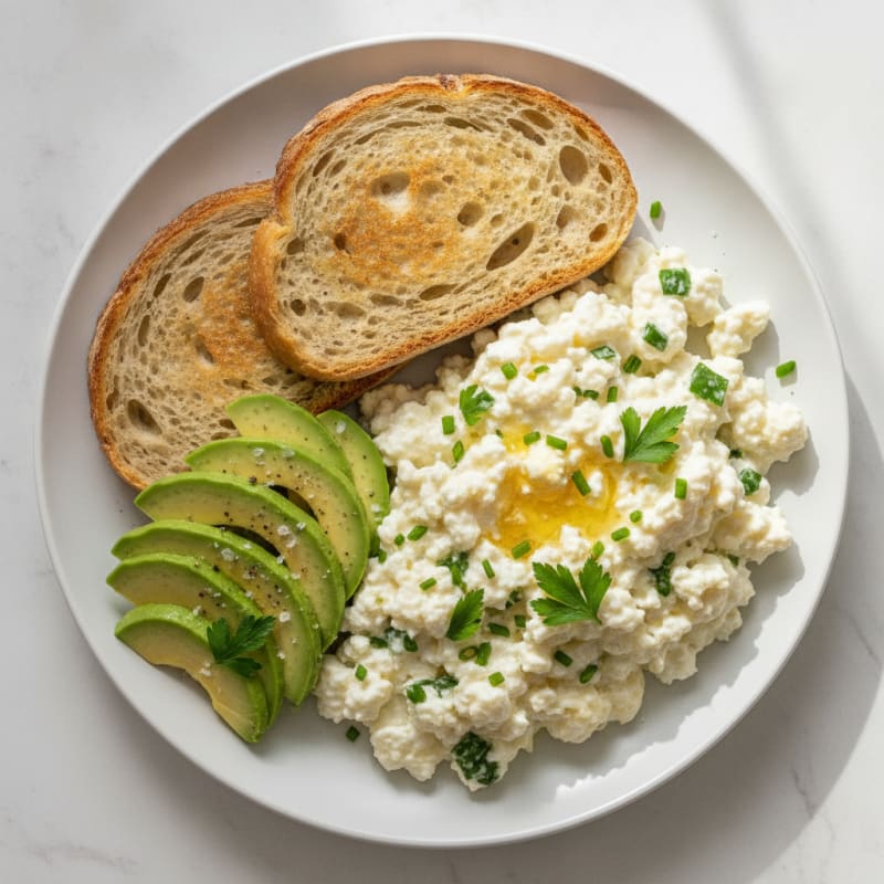 Fluffy Egg Whites with Herbs