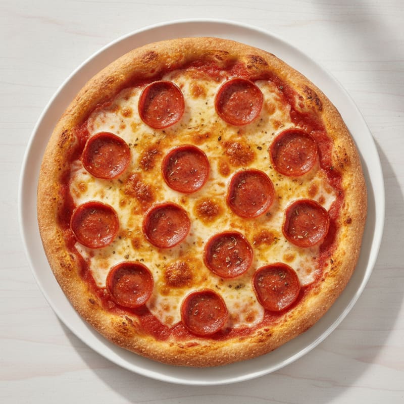 Classic Pepperoni Pizza with Mozzarella