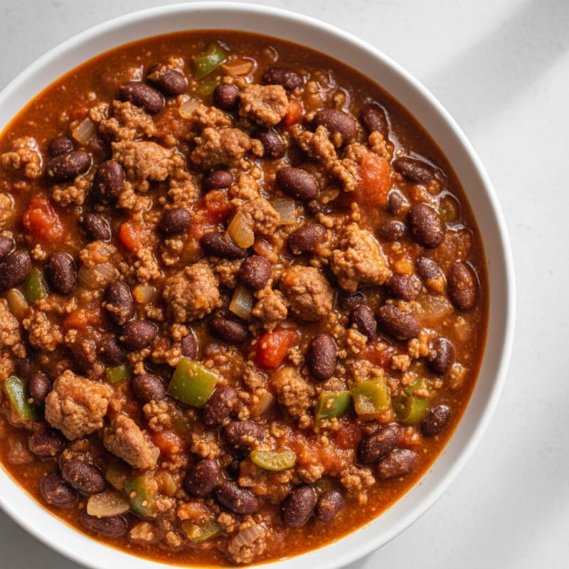 Hearty Beef and Bean Chili