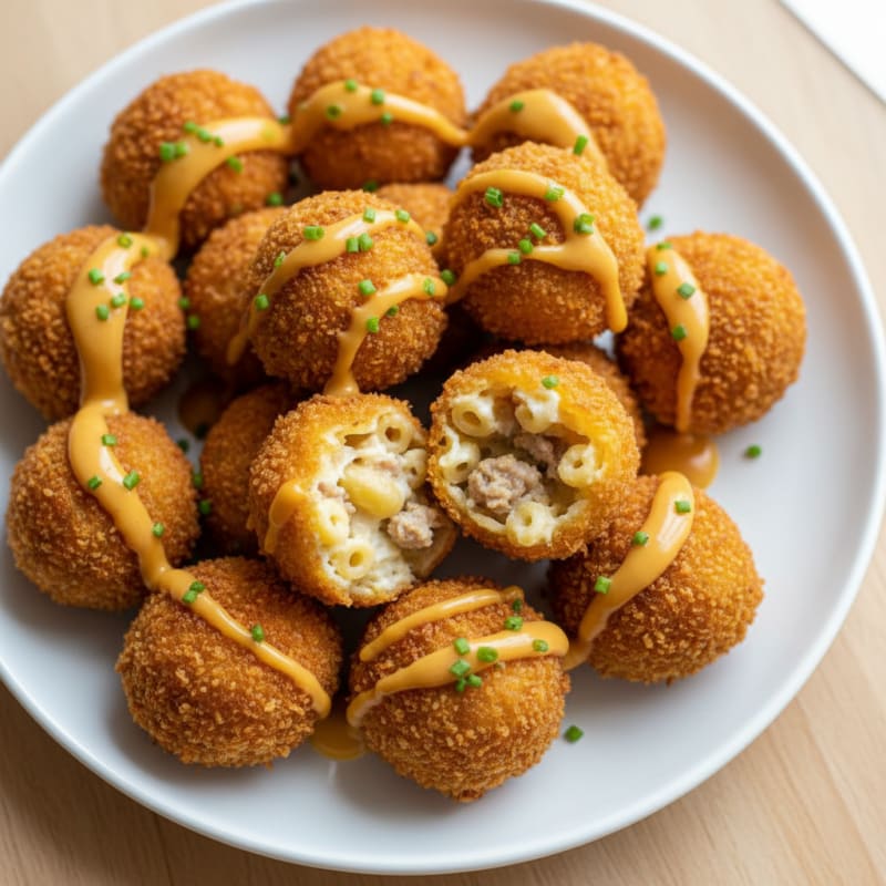 Deep-Fried Mac & Cheese Balls