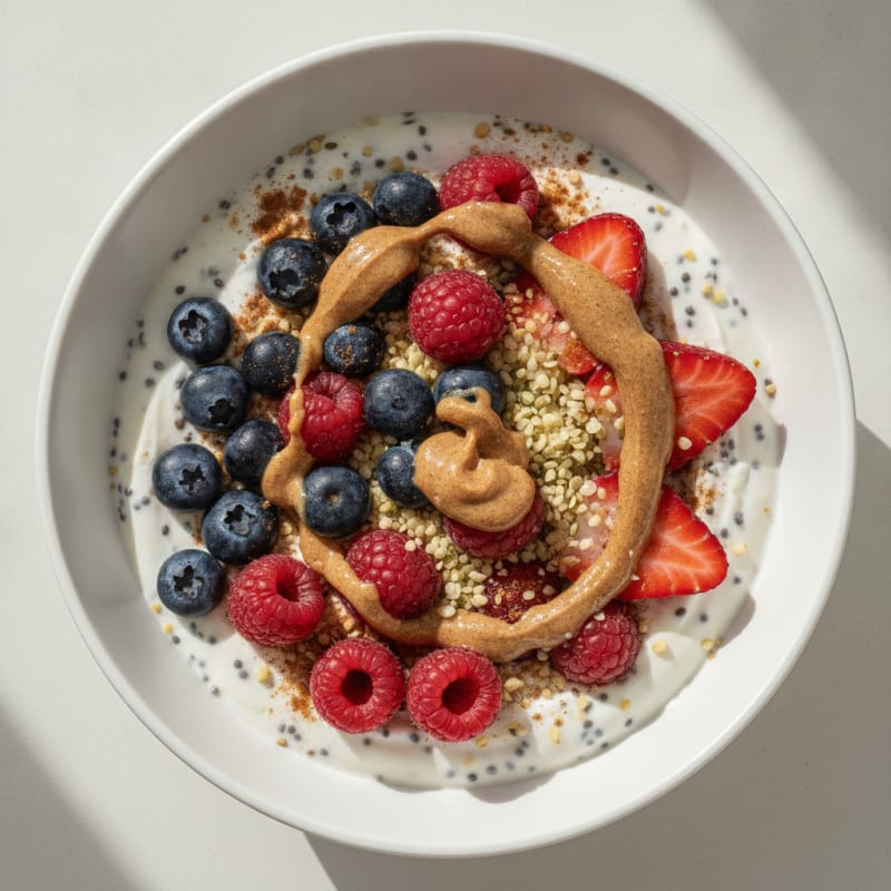 Berry Chia Yogurt Breakfast Bowl
