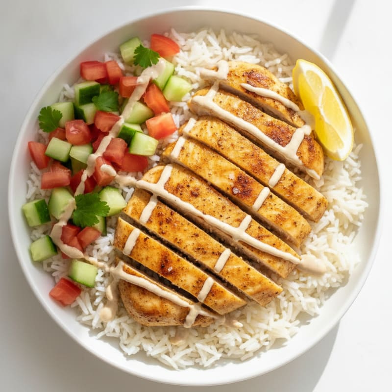 Chicken Shawarma Rice Bowl