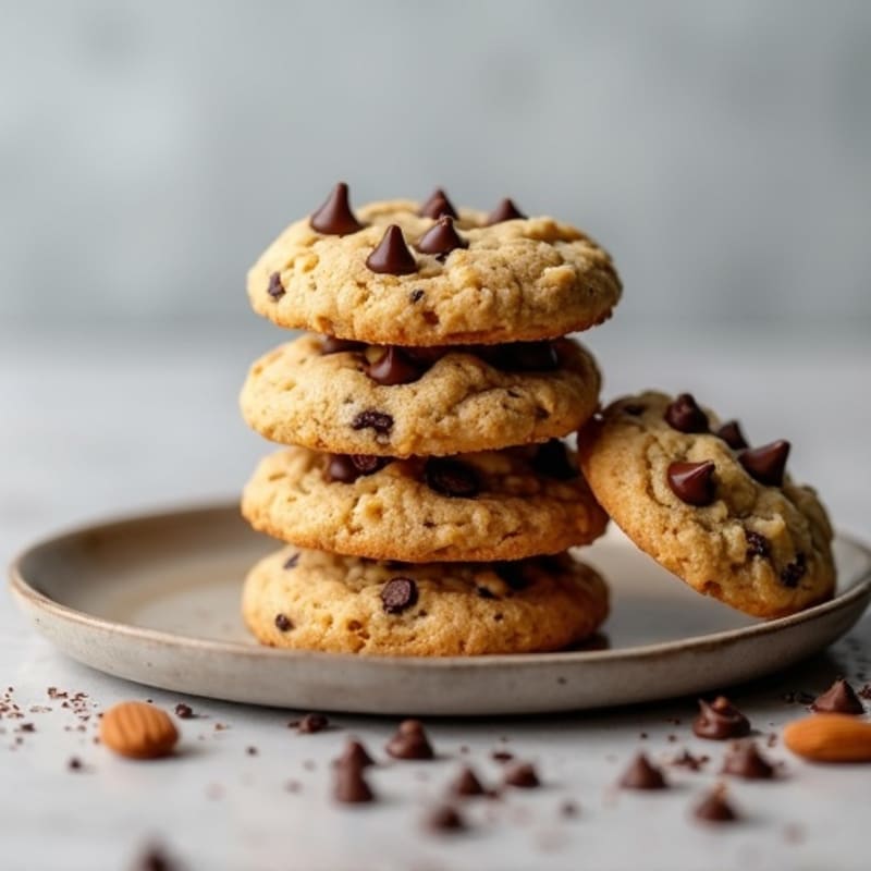 Protein-Packed Almond Flour Chocolate Chip Cookies