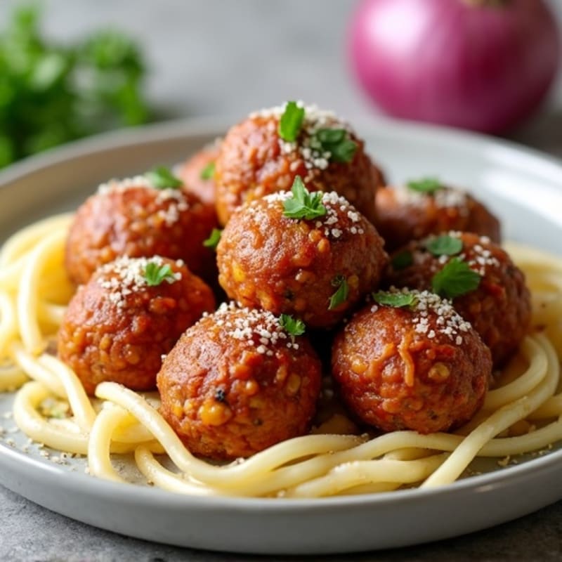 Hearty Italian-Spiced Baked Lentil Meatballs