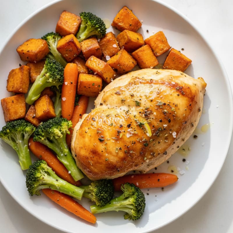 Lemon Herb Roasted Chicken Dinner