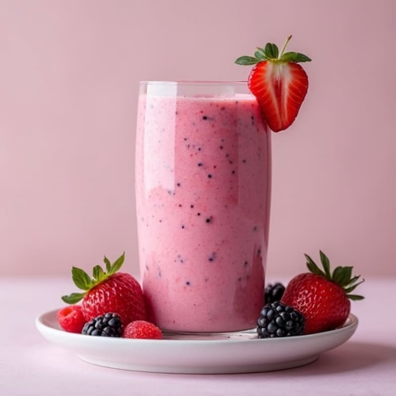 Creamy Berry Protein Smoothie