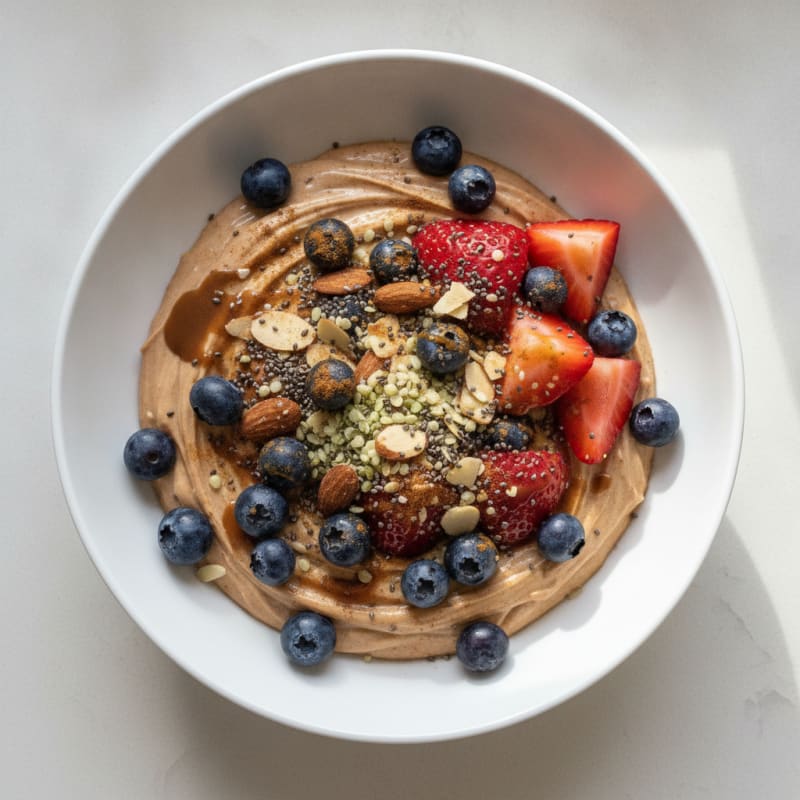 Coffee-Infused Greek Yogurt Power Bowl