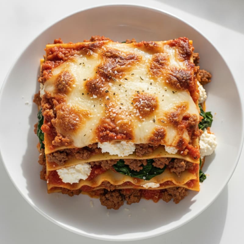 Classic Beef Lasagna with Ricotta