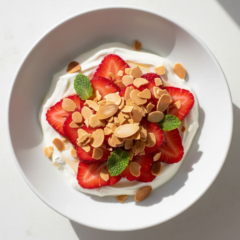 Greek Yogurt Protein Parfait with Berries