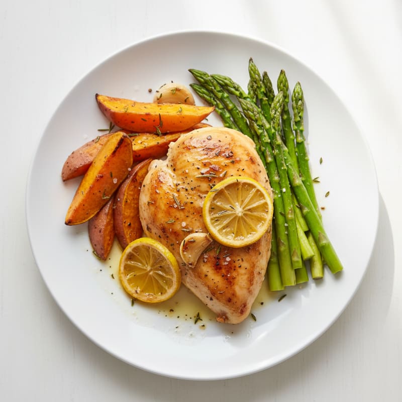 Tender Lemon-Herb Roasted Chicken