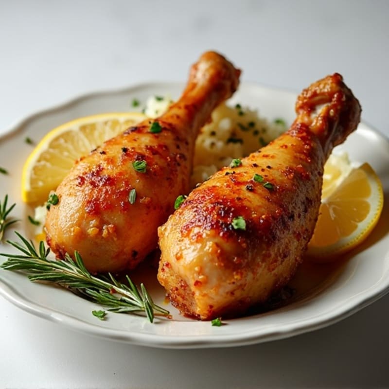 Crispy Herb-Roasted Chicken Drumsticks