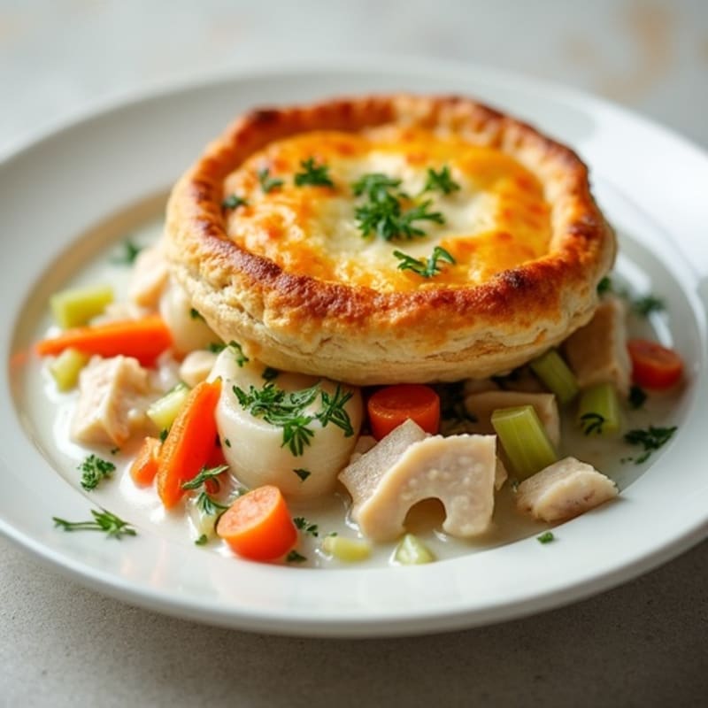 Creamy Herb-Roasted Turkey Pot Pie