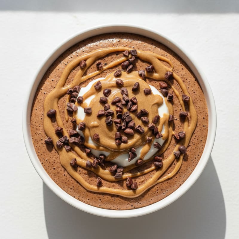 Chocolate Protein Mousse with Greek Yogurt
