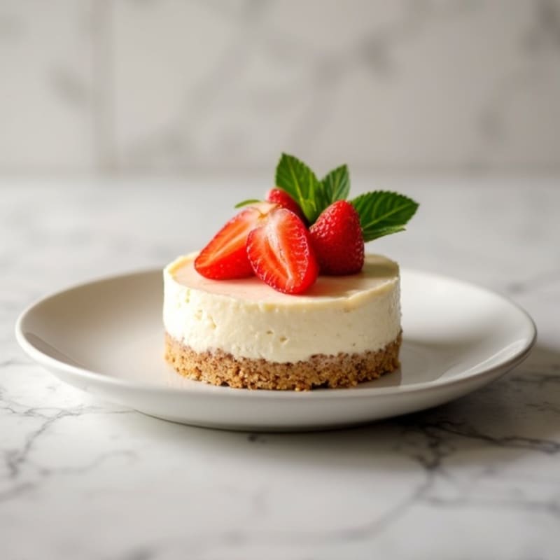 Creamy Greek Yogurt Protein Cheesecake