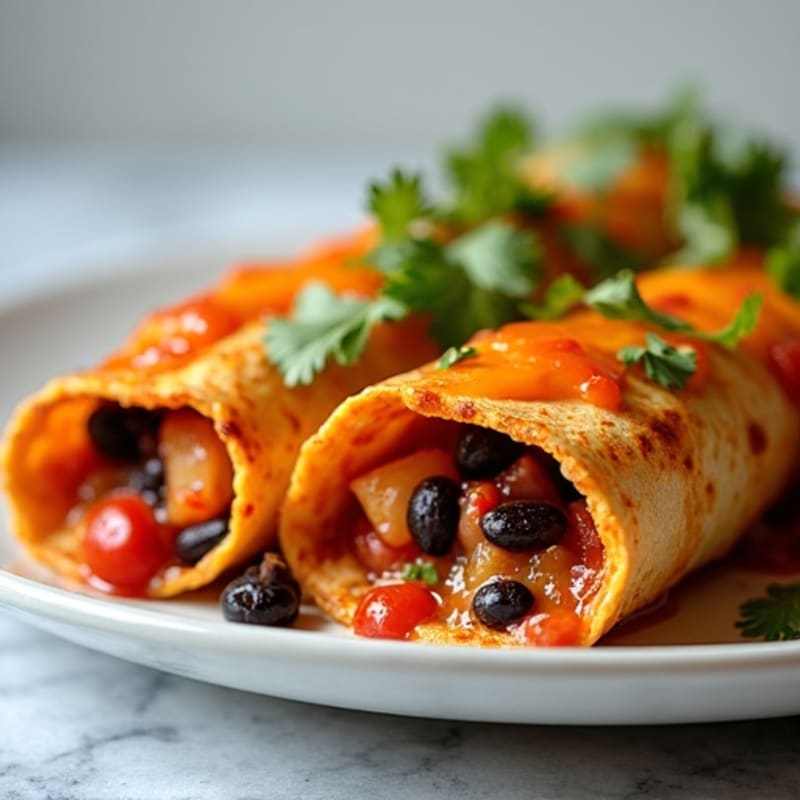 Healthy Spicy Chicken Enchiladas