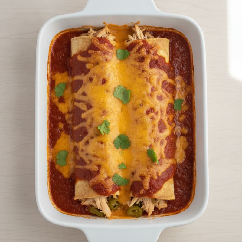 Chicken and Cheese Enchiladas