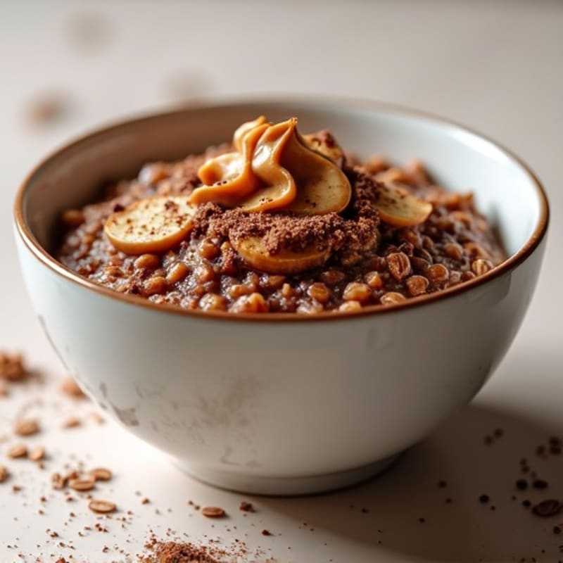 Creamy Chocolate Protein Oatmeal