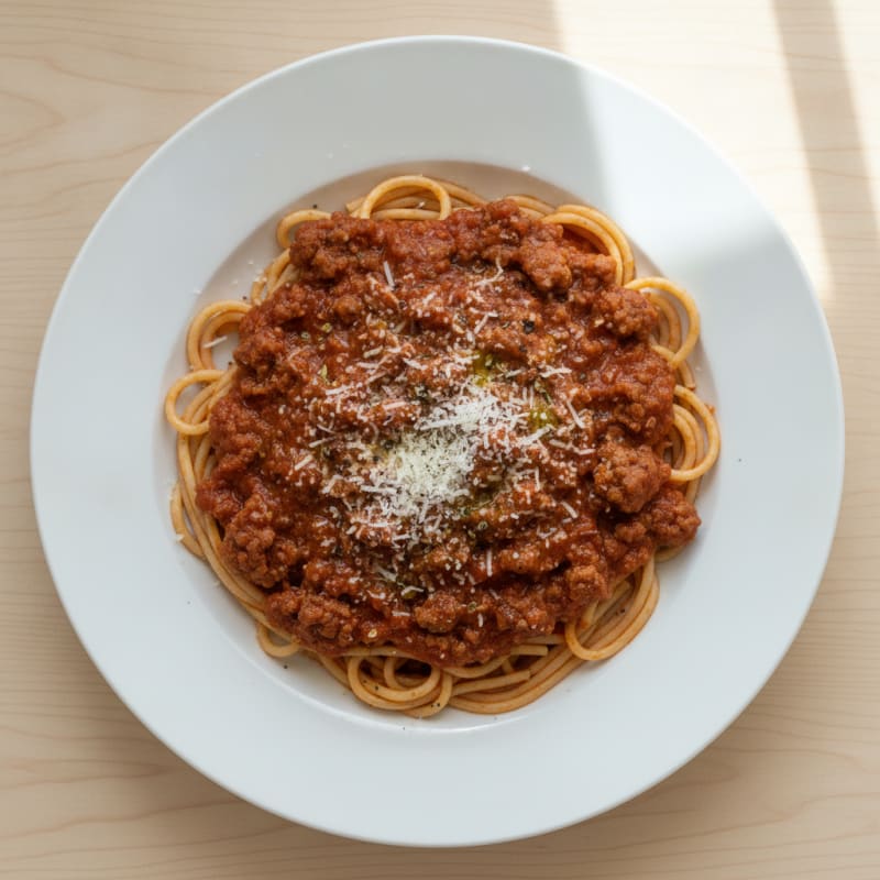 Classic Beef Spaghetti with Marinara