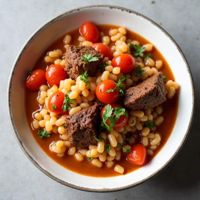 Spicy Lean Beef Tripe and Hominy Stew