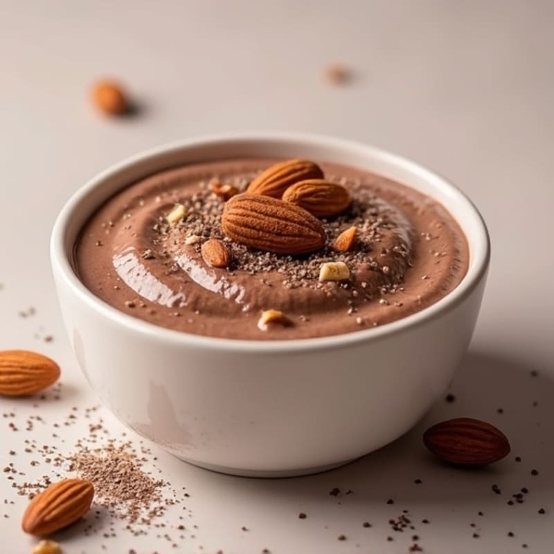 Silky Chocolate Protein Pudding with Greek Yogurt