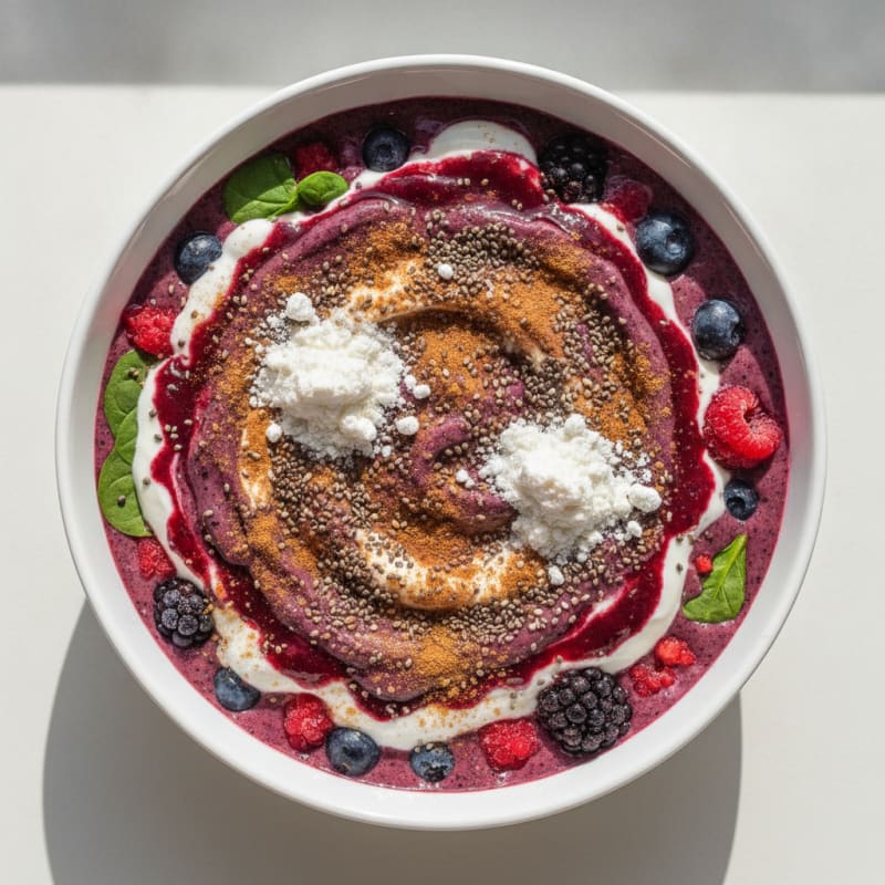 Mixed Berry Breakfast Smoothie
