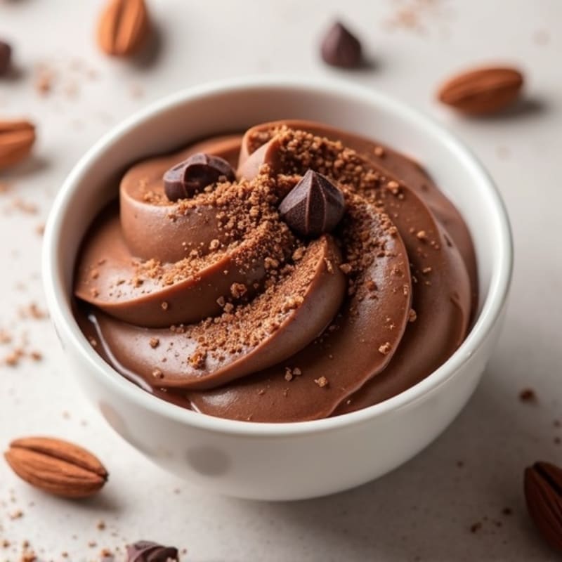Creamy Chocolate Protein Pudding with Chia and Pea Protein