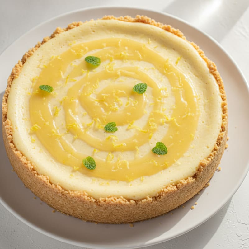 Creamy Greek Yogurt Protein Cheesecake