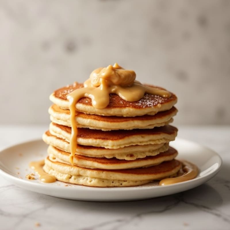 Fluffy Vanilla Protein Pancakes