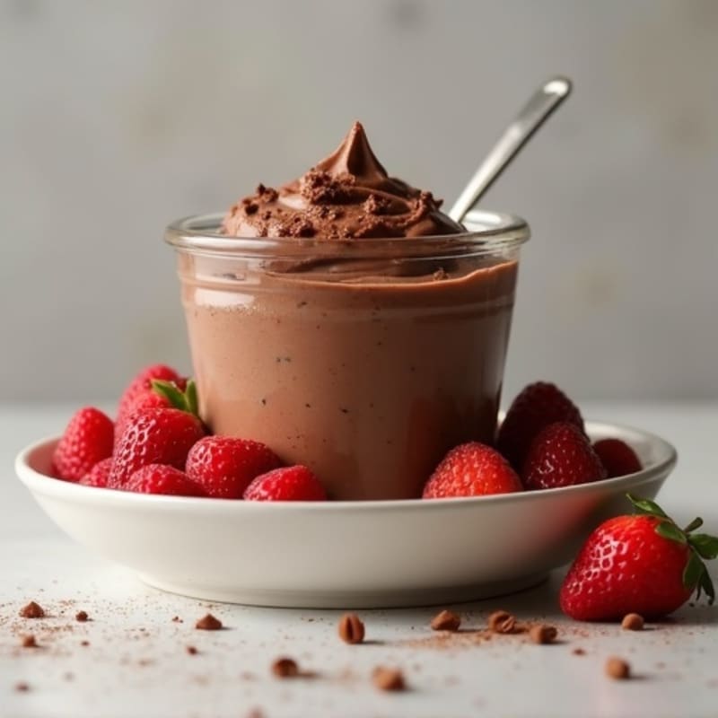 Silky Chocolate Protein Pudding