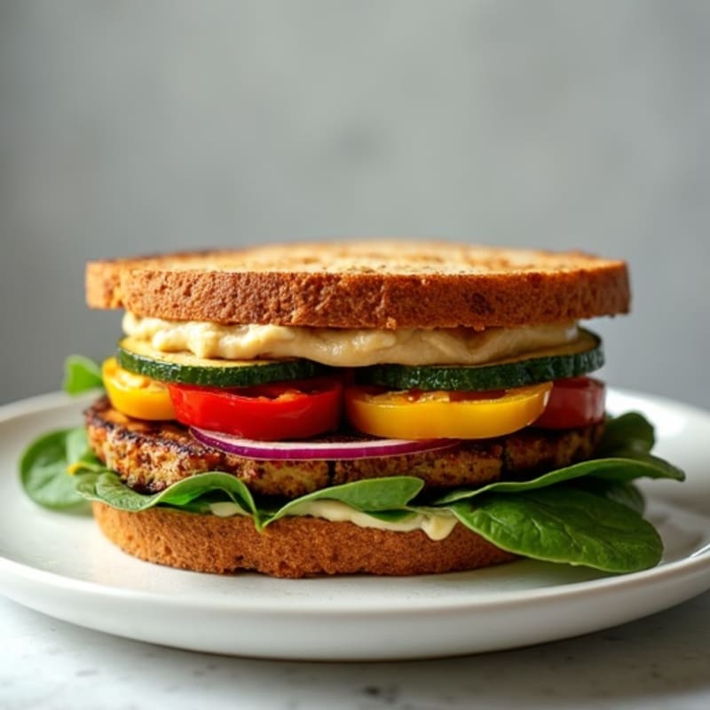 Hearty Grilled Vegetable Sandwich