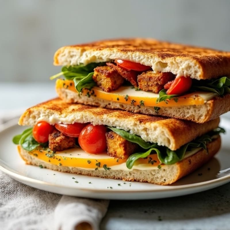 Crispy Roasted Veggie Panini