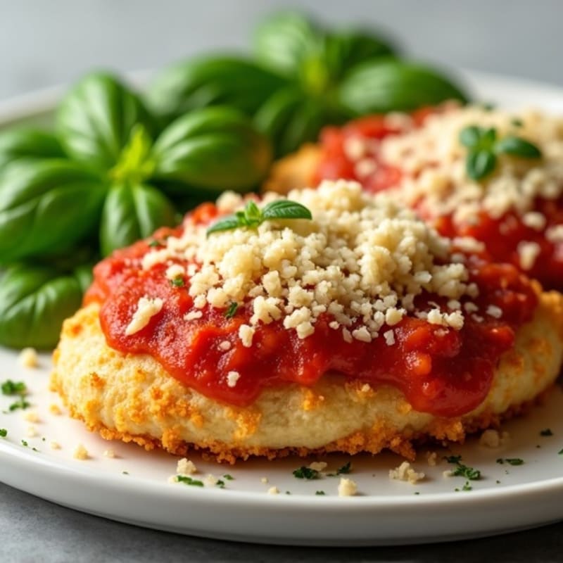 Crispy Baked Chicken Parmesan with Fresh Herbs