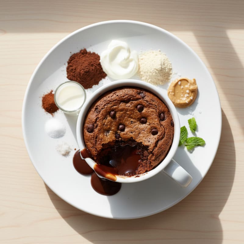 Decadent Chocolate Protein Mug Cake