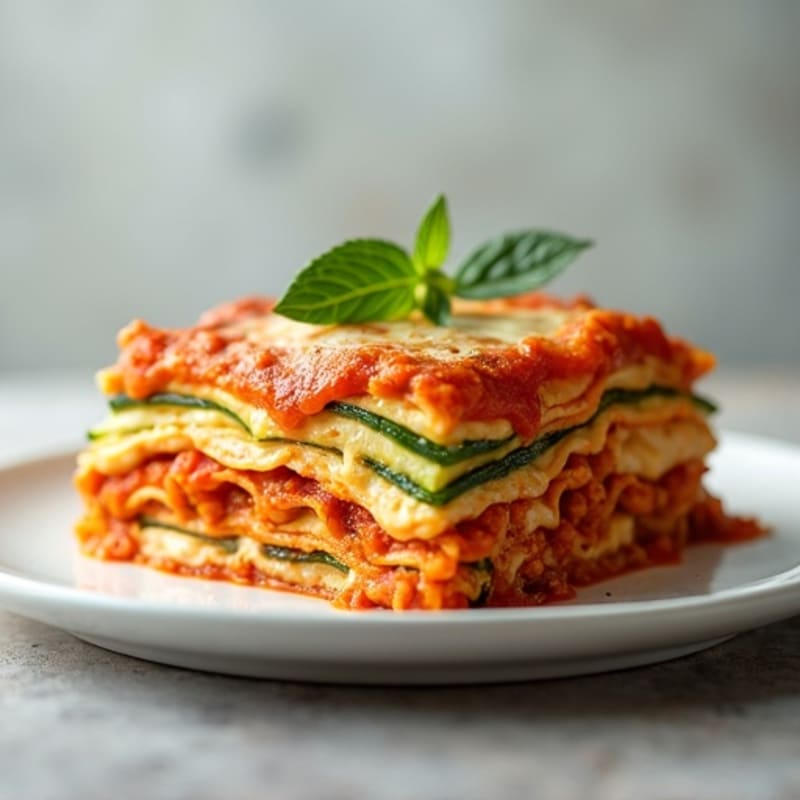 Lean Turkey Zucchini Lasagna