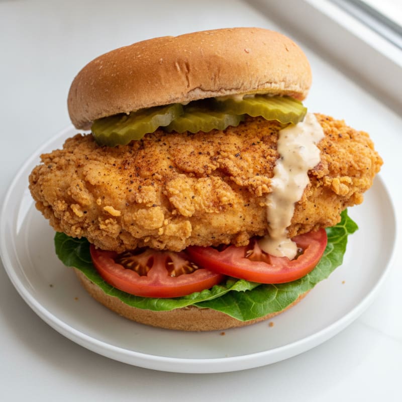 Crispy Buttermilk Fried Chicken Sandwich