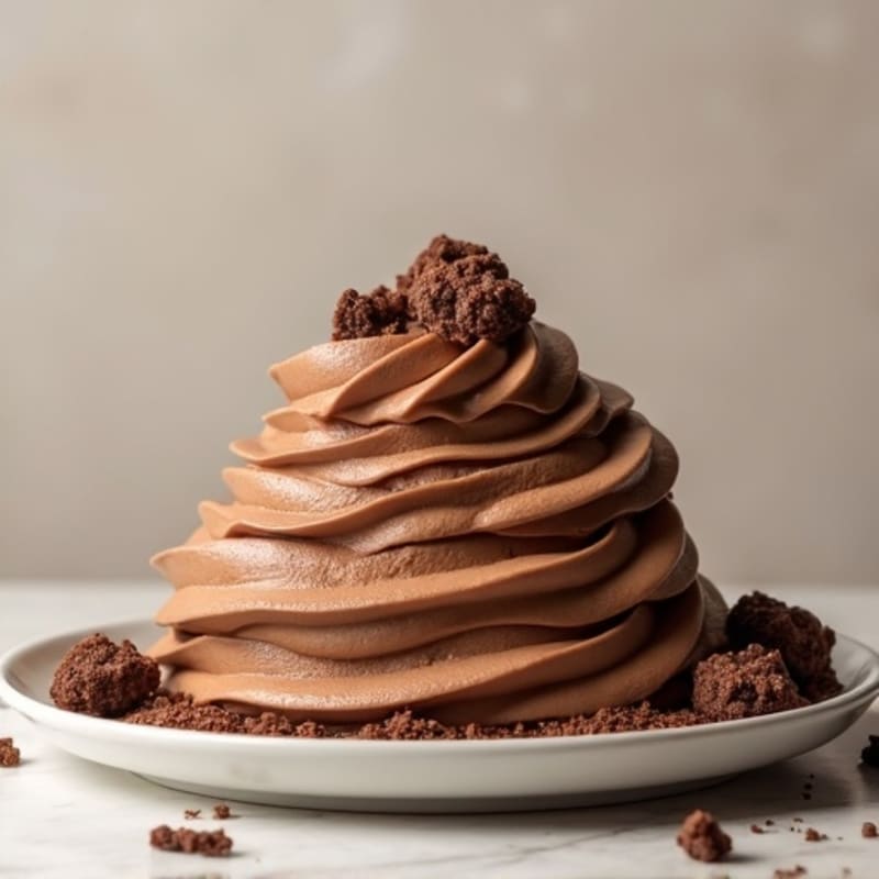 Creamy Chocolate Protein Mousse with Egg Whites
