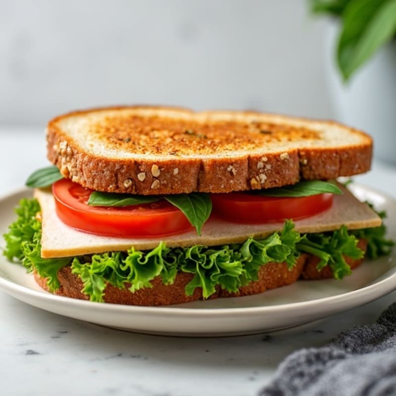 Lean Turkey Pesto Grilled Sandwich