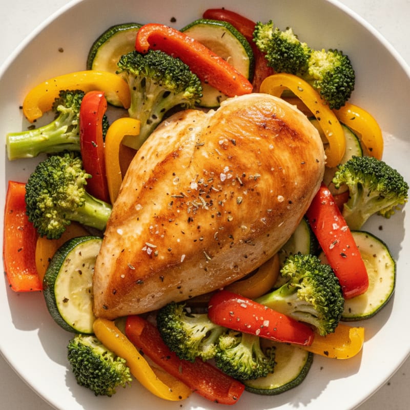 Roasted Chicken and Vegetable Medley