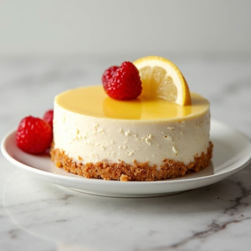Creamy Greek Yogurt Protein Cheesecake