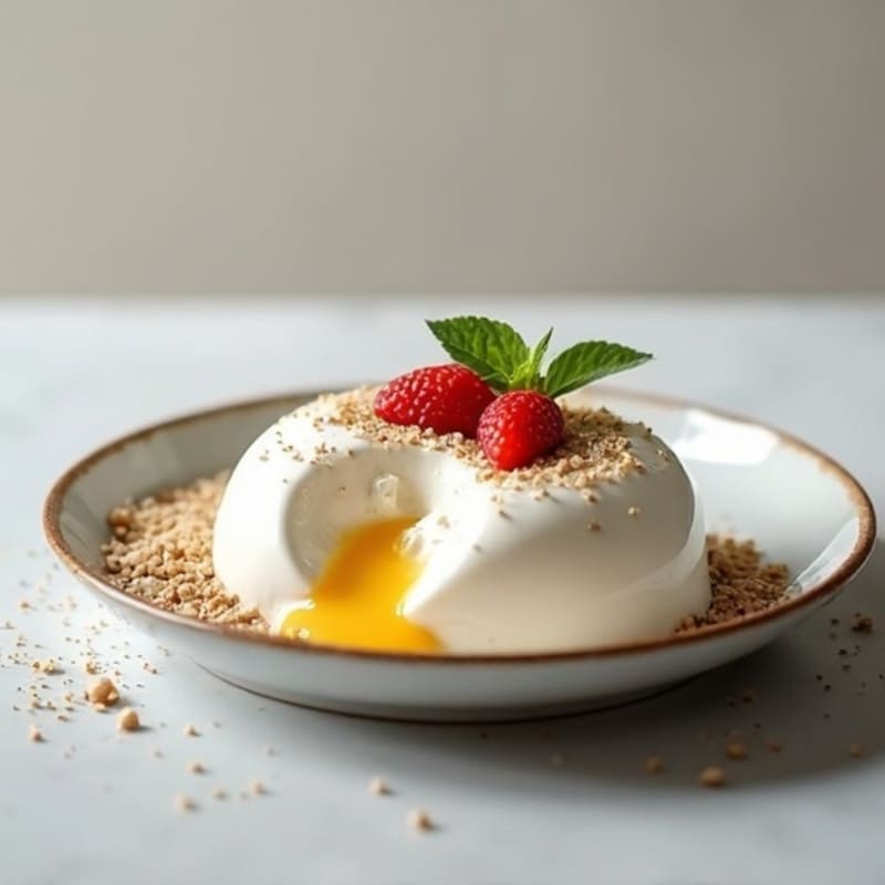 High-Protein Yogurt Mousse with Chia Seeds