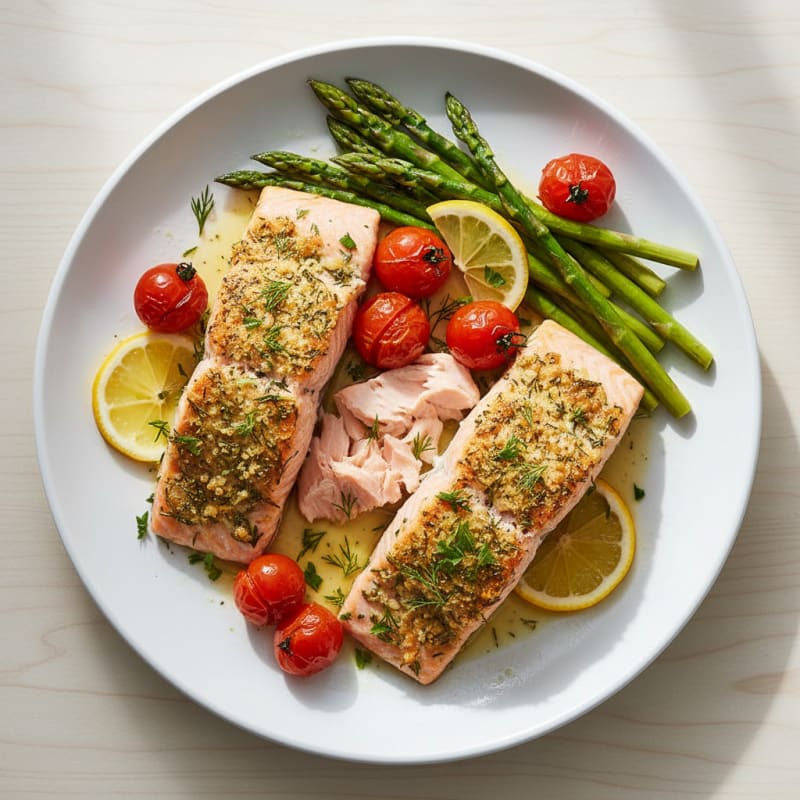 Baked Lemon Herb Salmon