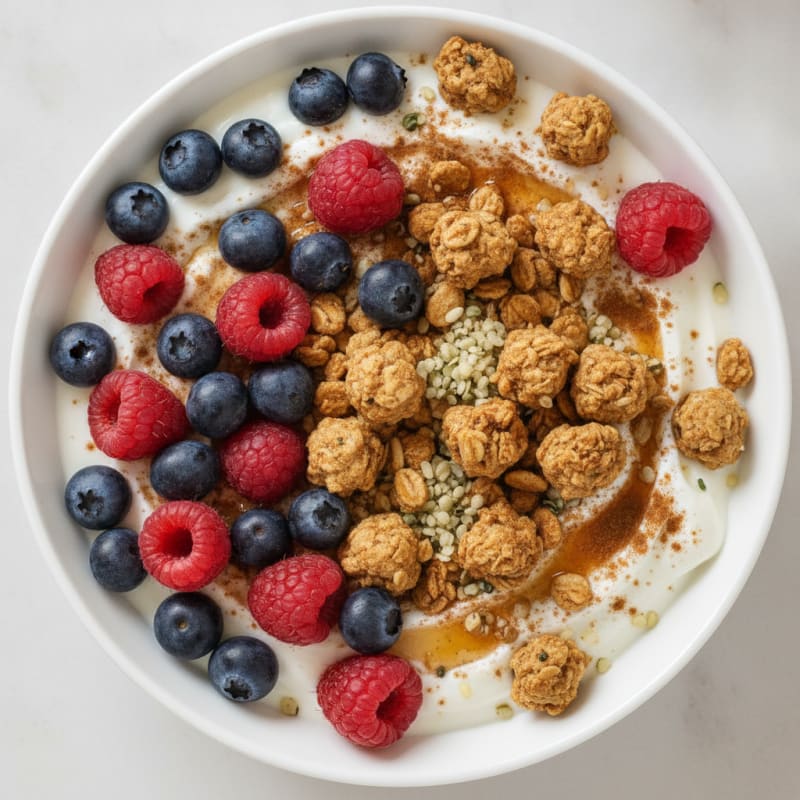 Berry Yogurt Bowl with Granola
