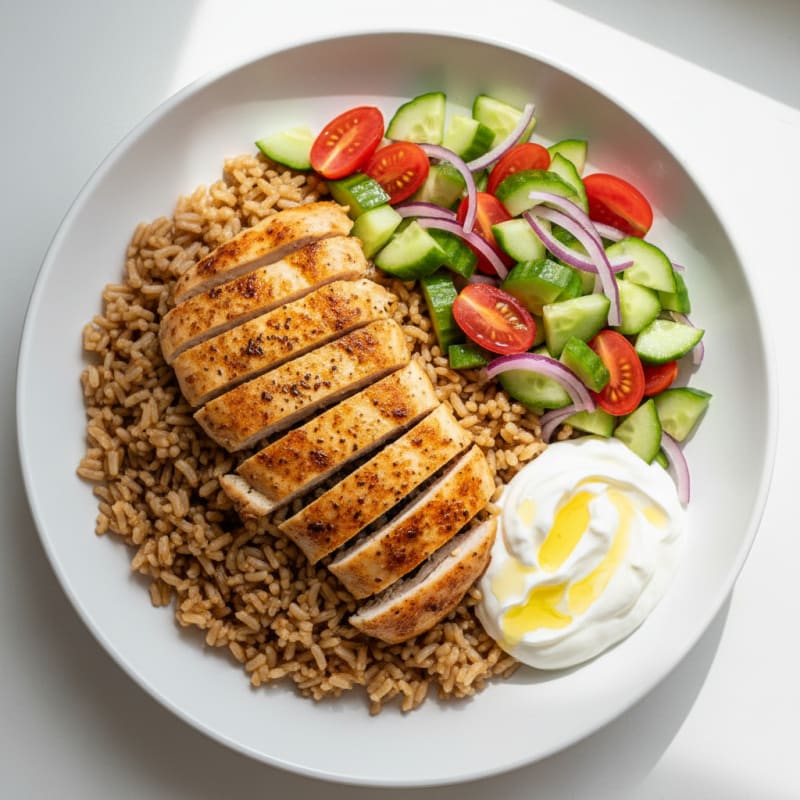 Chicken Shawarma Rice Bowl