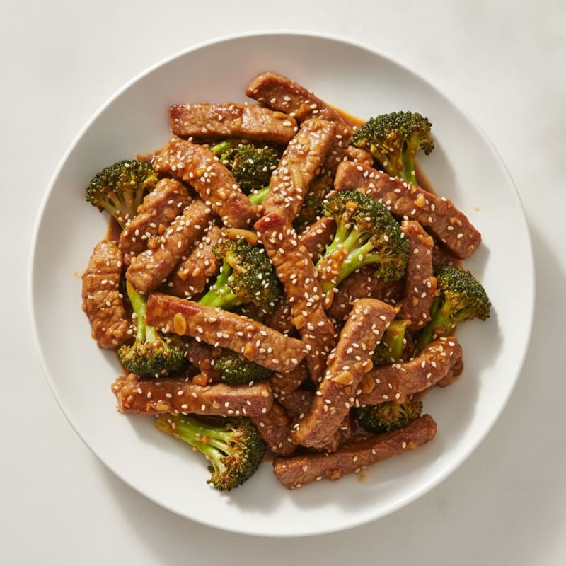 Sesame Beef and Broccoli Stir-Fry