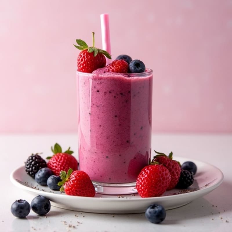 Triple Berry Protein Power Smoothie