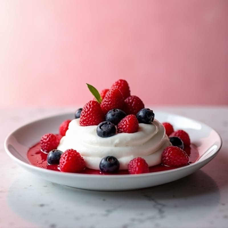Silky Protein Yogurt with Mixed Berries