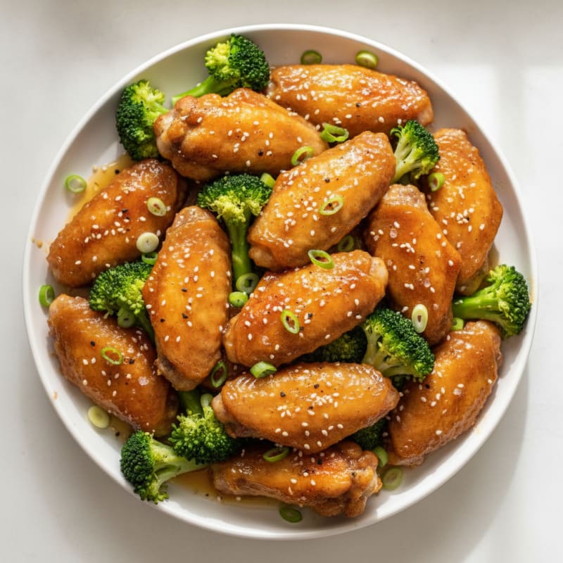 Honey-Garlic Glazed Chicken Wings
