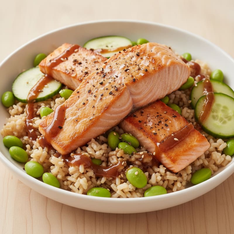 Salmon Sushi Rice Bowl