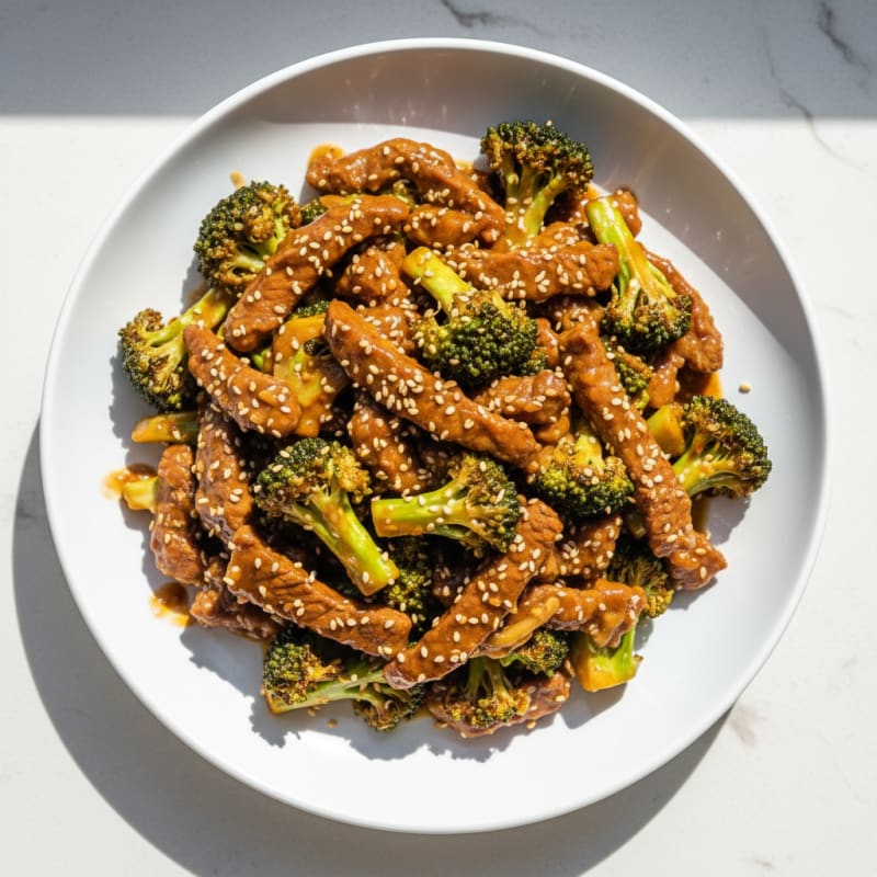 Sesame Beef and Broccoli Stir-Fry